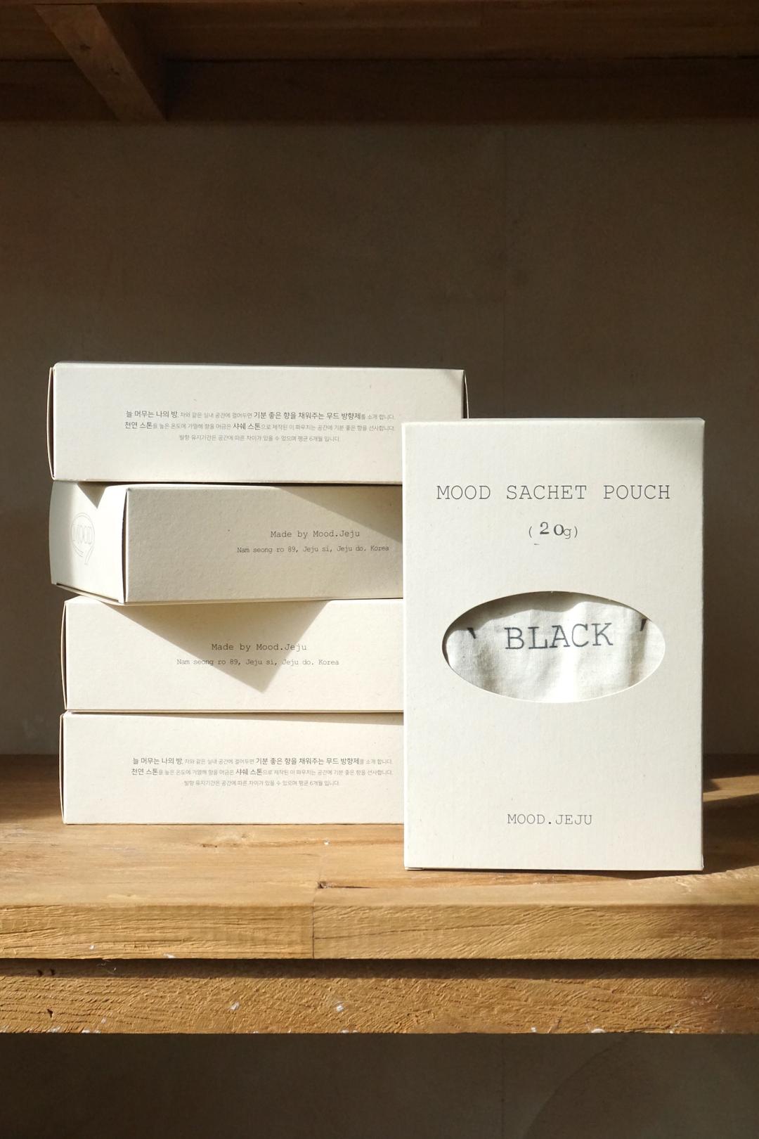 MOOD) SACHET STONE POUCH - BLACK (방향제)