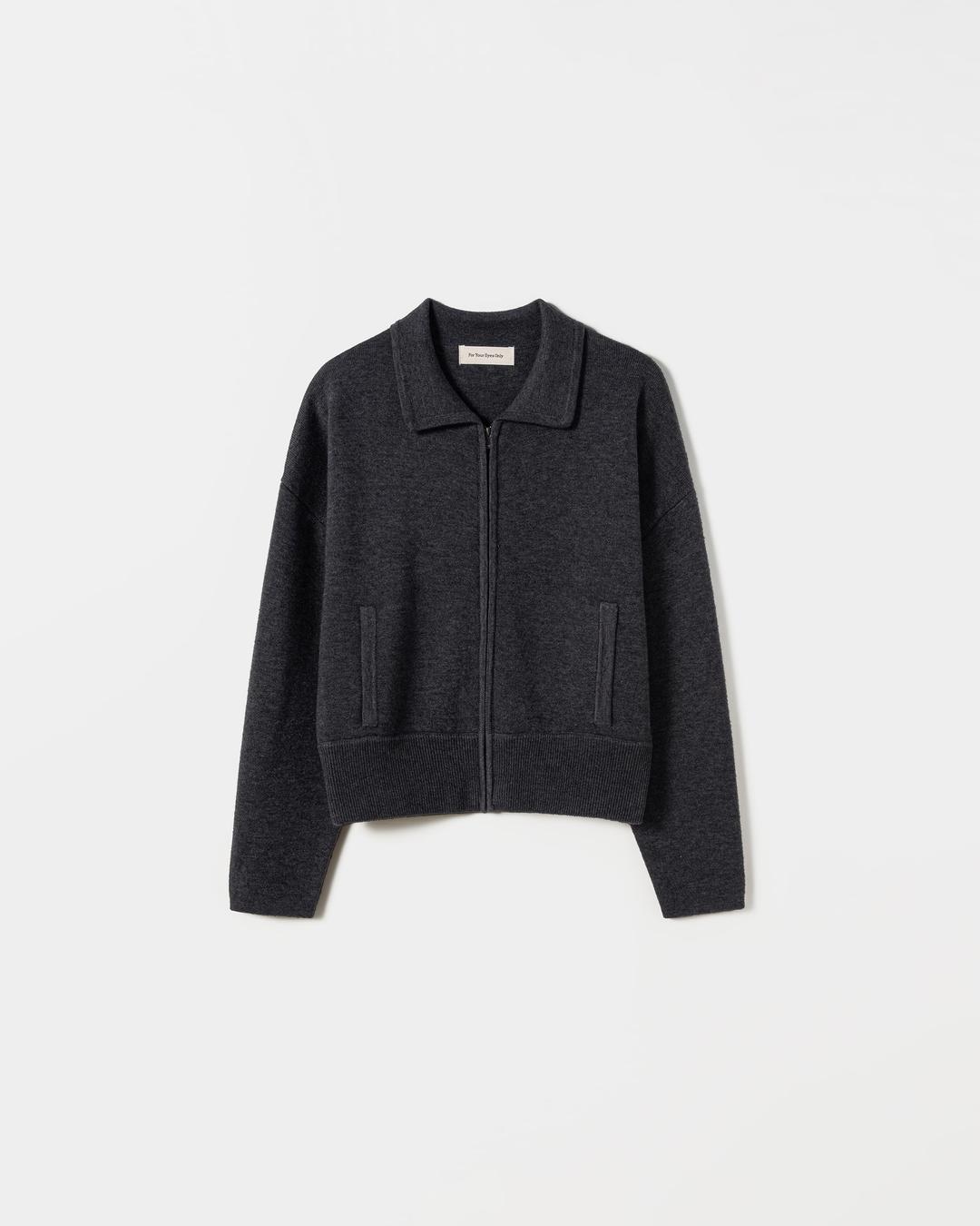 Pony Soft Collar Zip Up