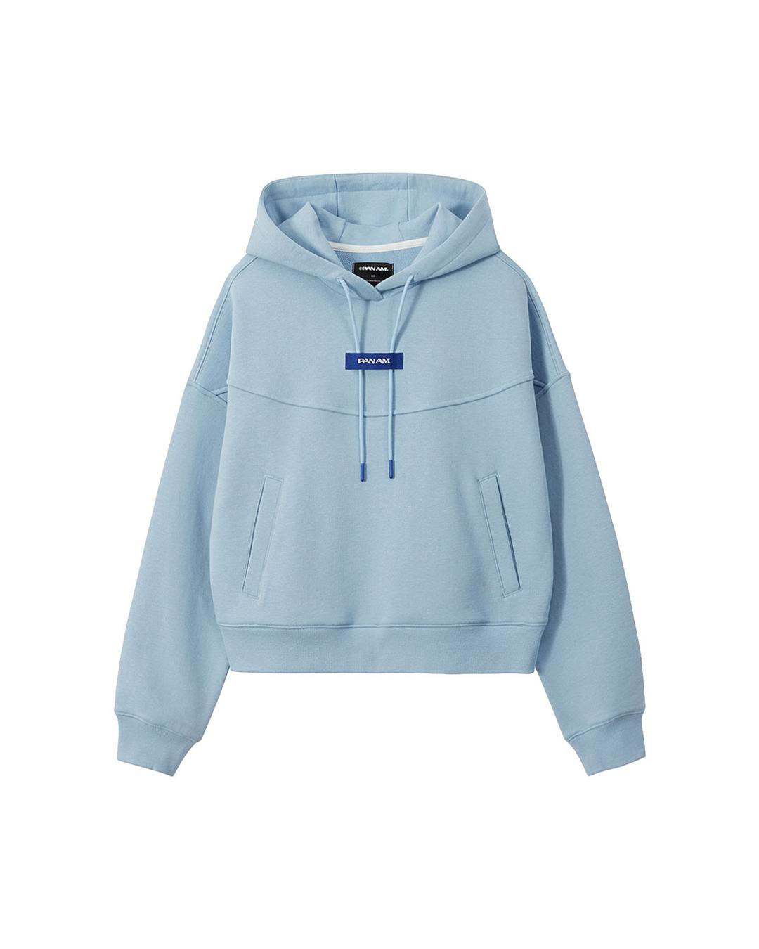 우먼스 폰트로고 웨빙 후디 3961 라이트블루