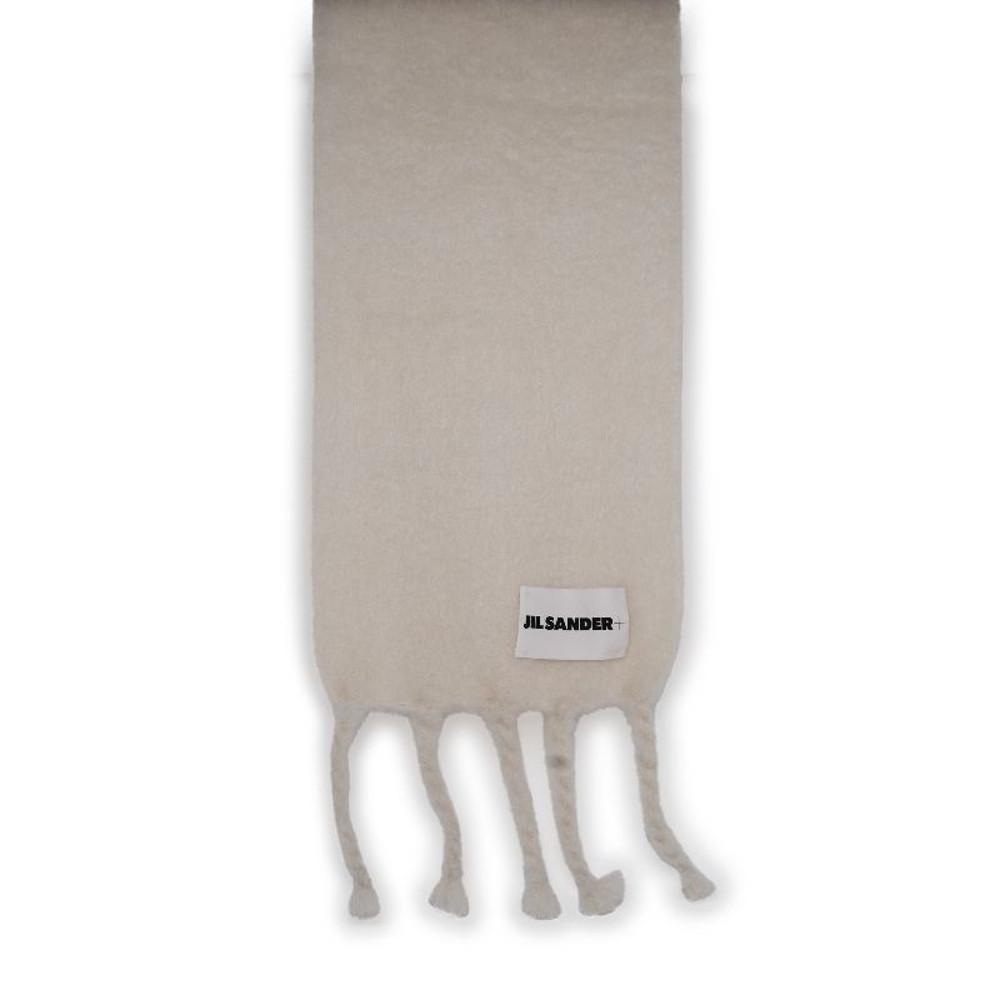 질샌더 로고 라벨 모헤어 블랜드 머플러 J47TE0113 J40041100