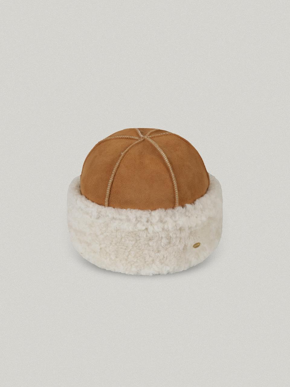 Talvi Shearling Hat - Camel탈비 시어링 햇