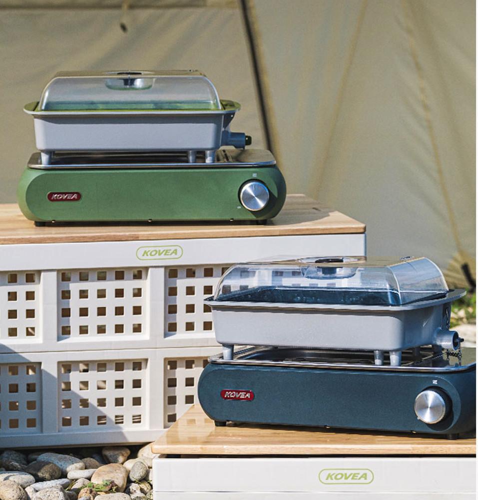 코베아 구이바다 세라믹 야외 낚시 캠핑 가스버너 바베큐 그릴 3웨이 올인원