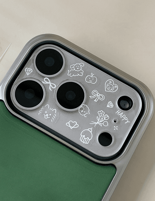 [made] camera film sticker set_puppy (3color)