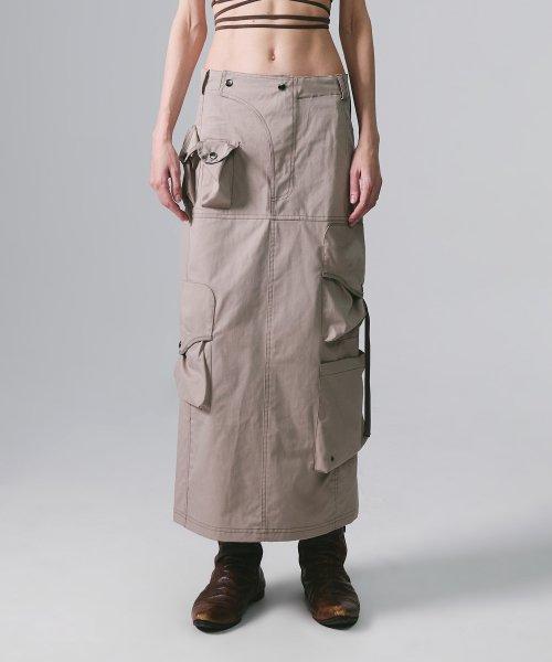 어반드레스 Rora Stitch Maxi Skirt - 3COL - 위시버킷
