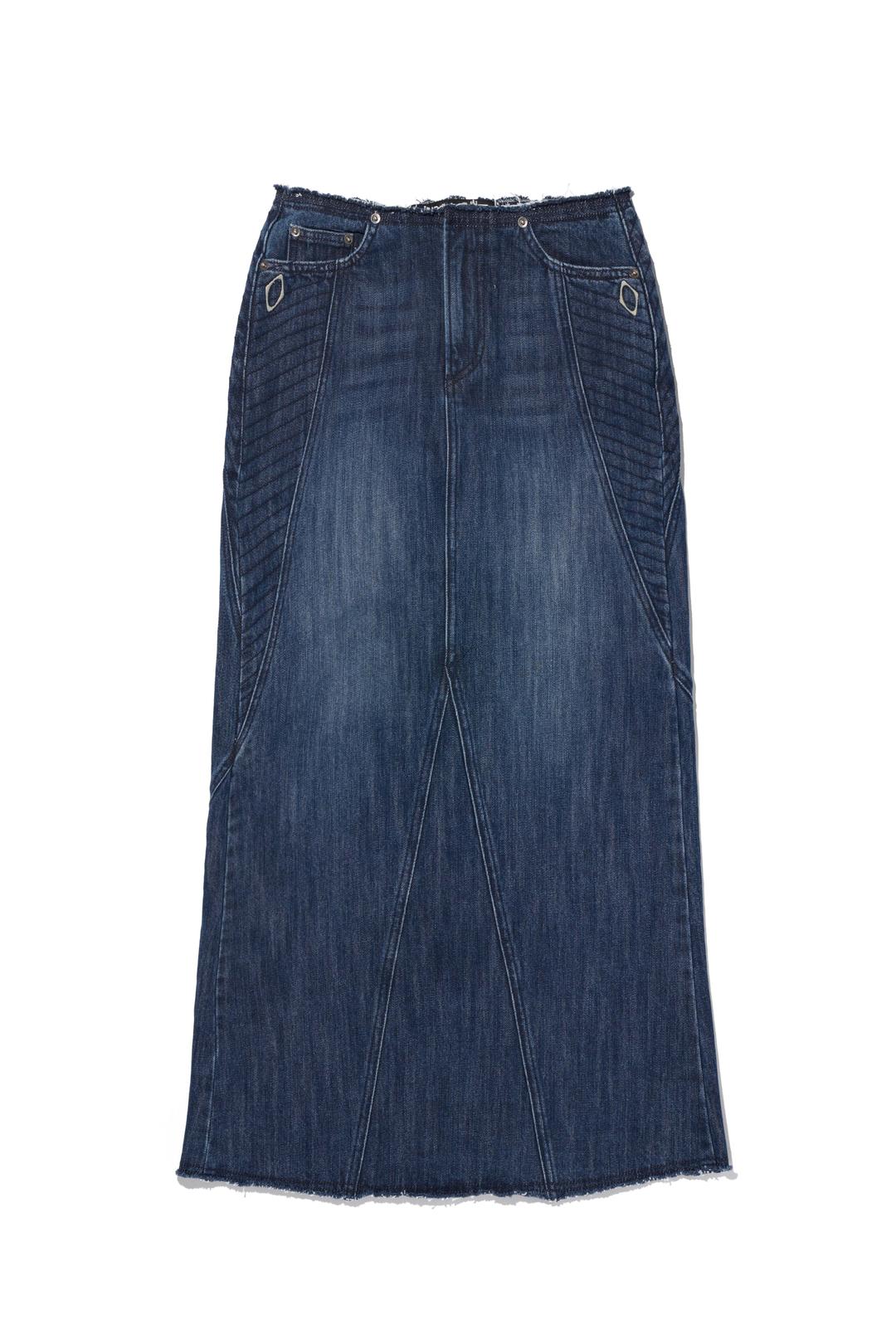 MAXI DENIM SKIRT_INDIGO