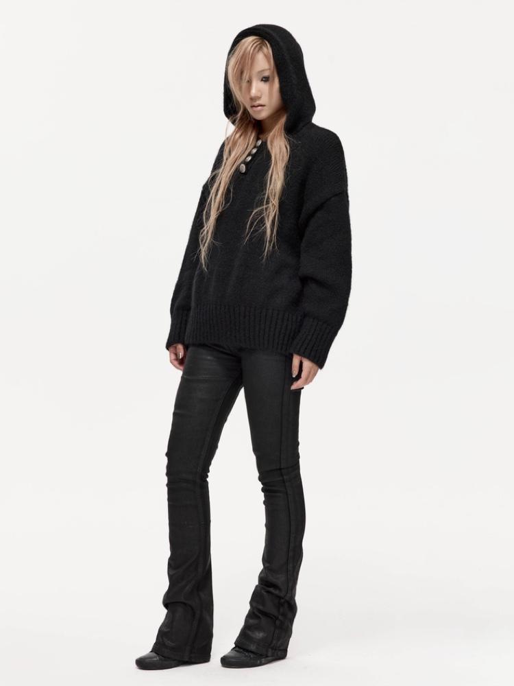 FreeOxygen skinny wax pants