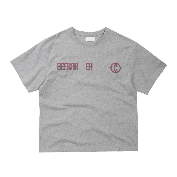 Street league gradient artwork logo over-crop fit T-shirt (Melange)