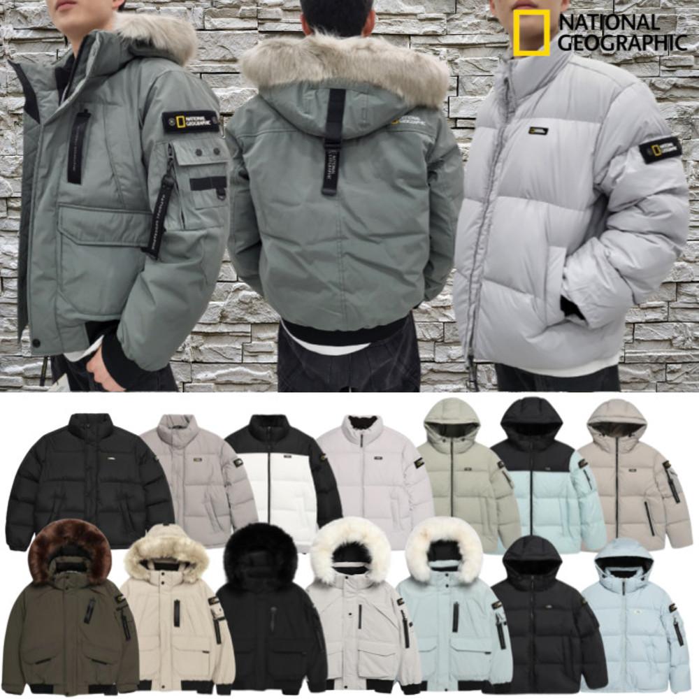 내셔널지오그래픽 숏패딩 덕 구스 다운 발열 푸퍼 등산 점퍼 패딩잠바 타루가 골든몰
