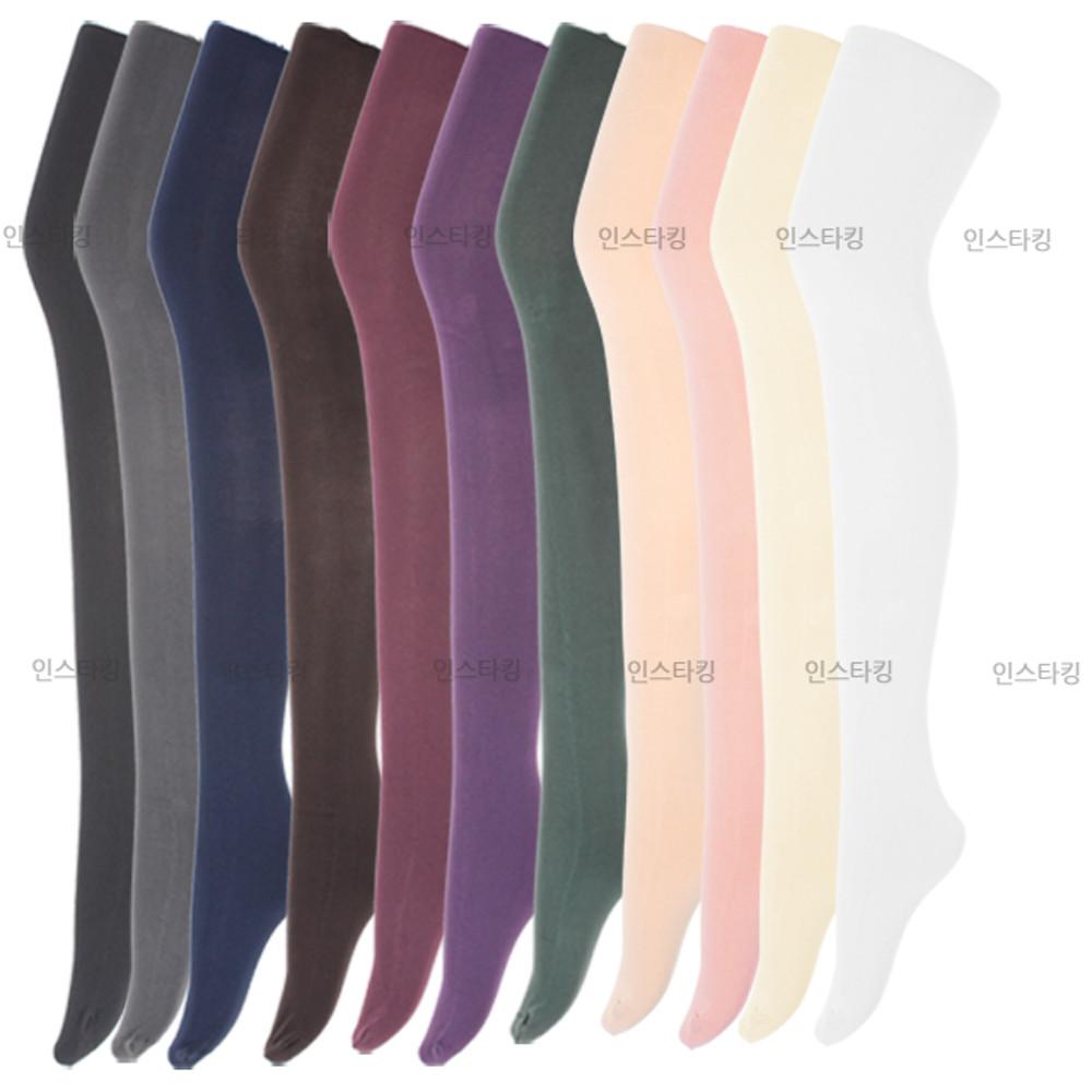 인스타킹 150D 컬러 멀티 스타킹 150데니아 불투명 안비치는 겨울스타킹