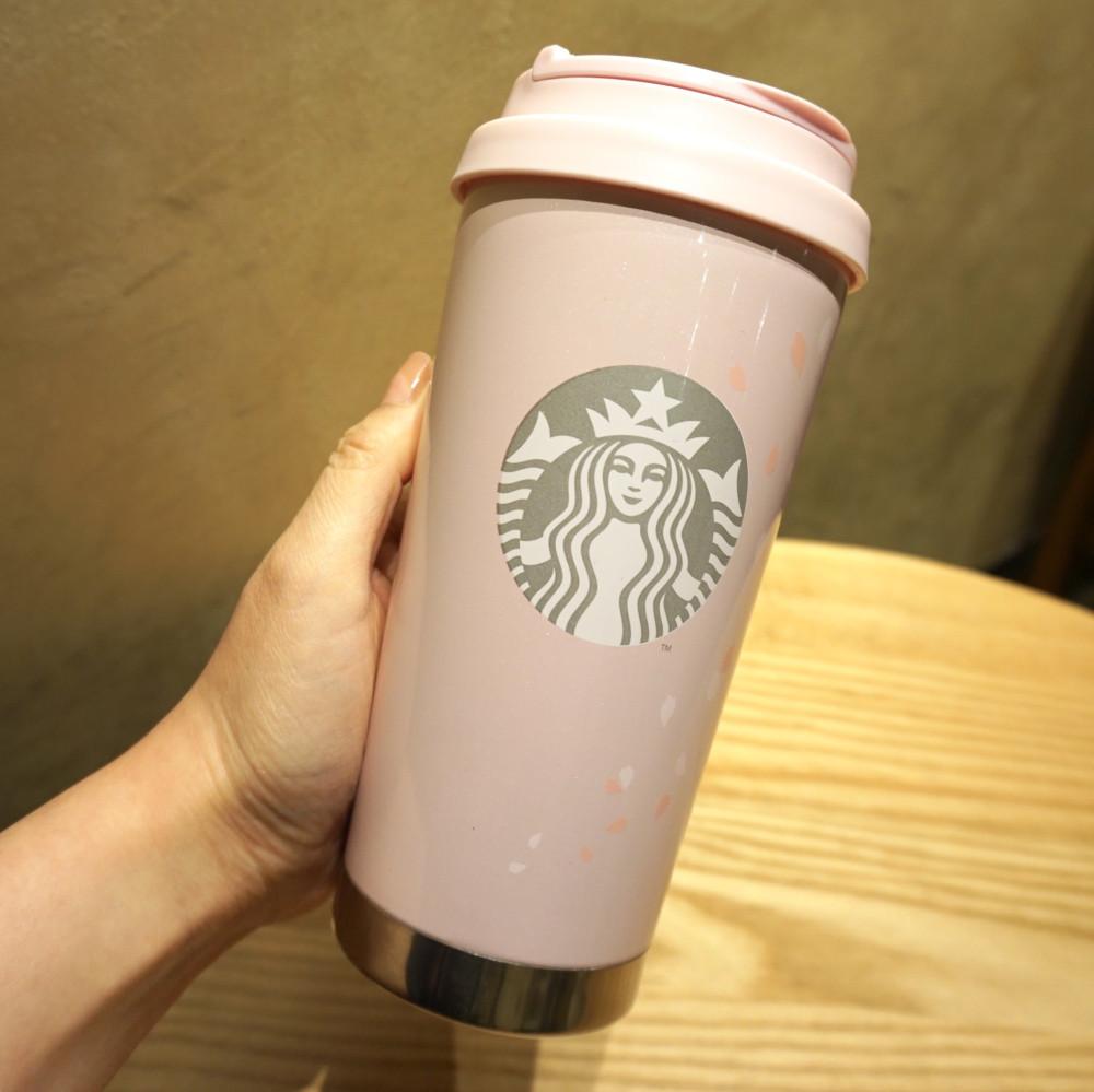 스타벅스 체리블라썸 SS 엘마 핑크 텀블러 473ml, 2017 벚꽃 MD