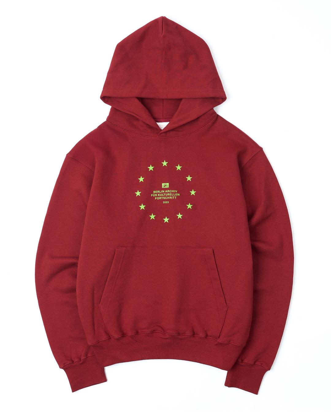 ARCHIV SYMBOL 001 HOODIE (BURGUNDY)