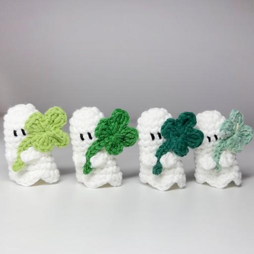 네잎클로버 유령키링 / 수능선물 수험생선물