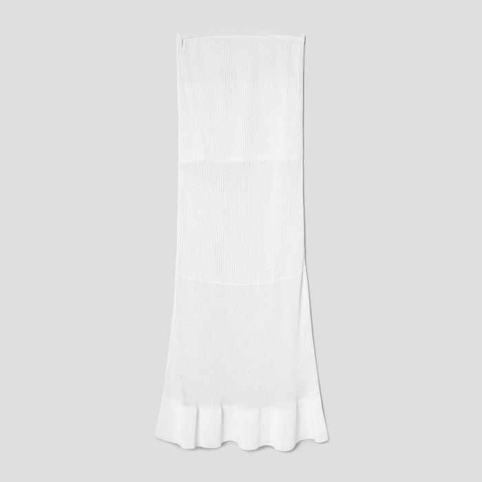Textured Gradation Skirt  White (AG5327S011)