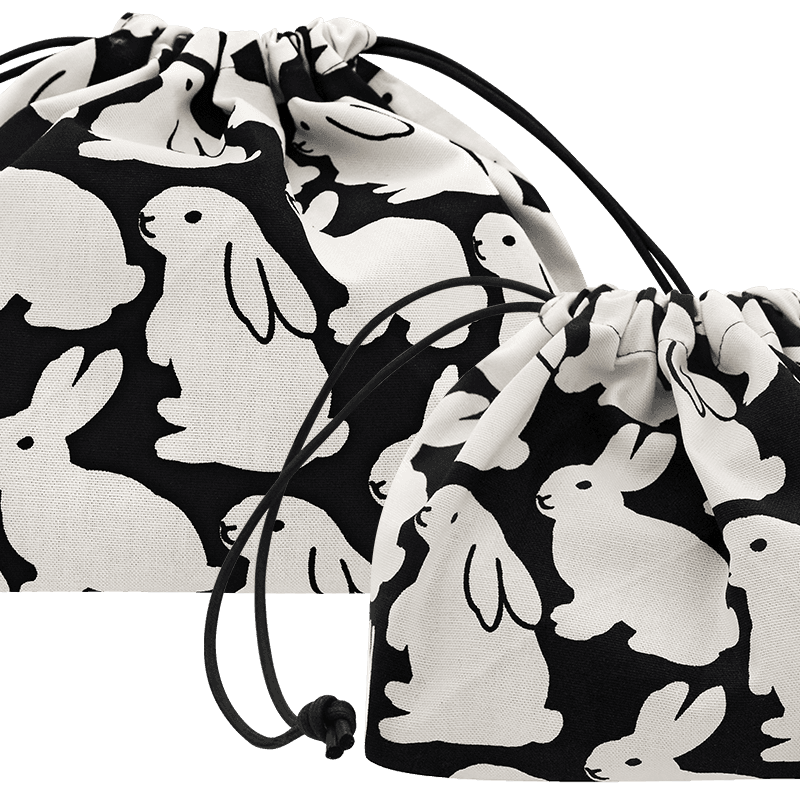Little Black Bunnies Plump Pouch 리틀 블랙 버니즈 플럼프 파우치