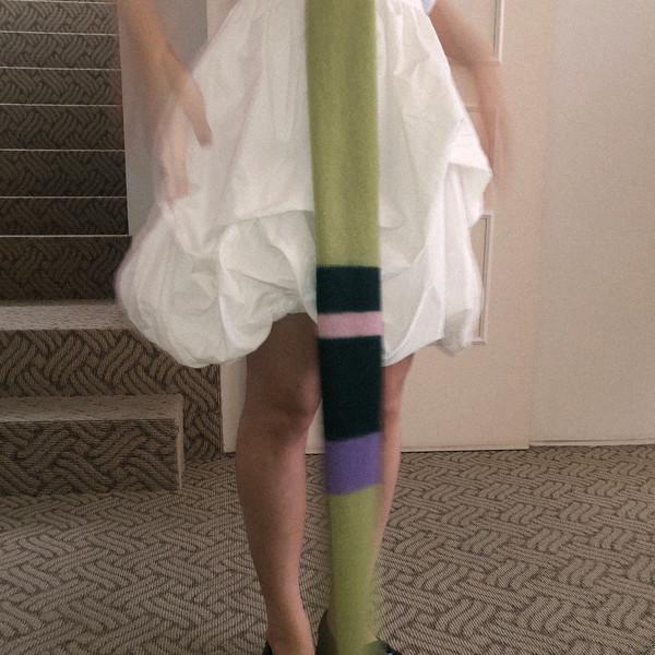 balloon shirring skirt