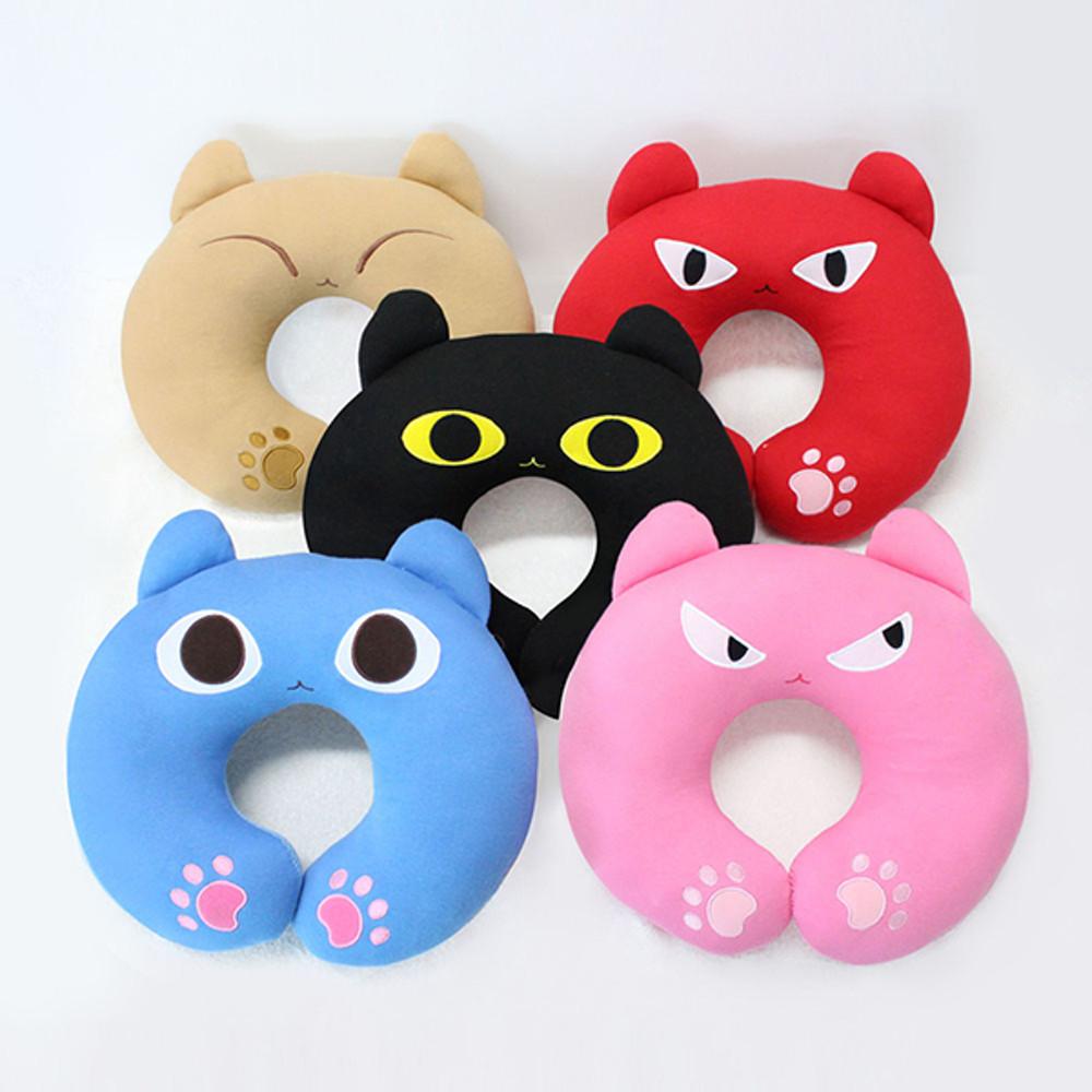 애니나라 헬로캣 목쿠션