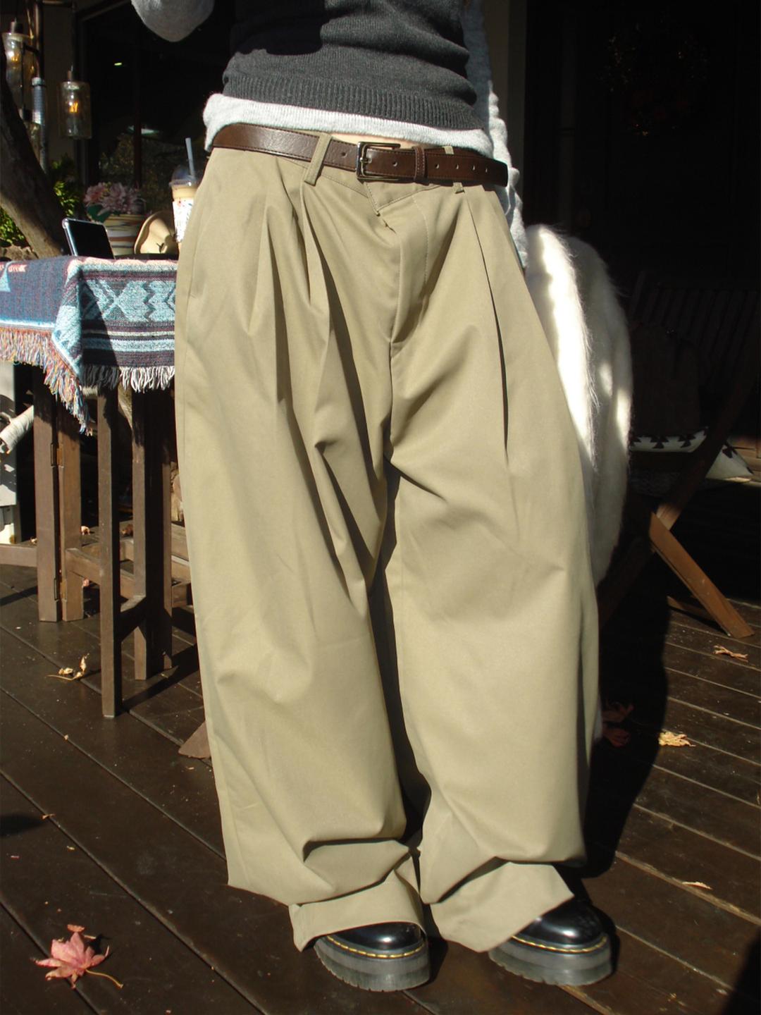 poss pintuck wide pants