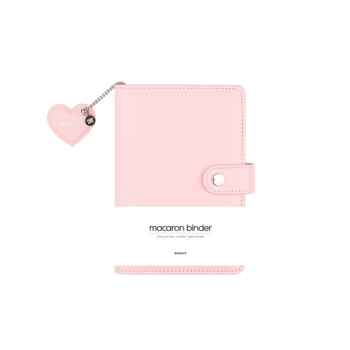미뉴잇 마카롱 바인더 A6 핑크