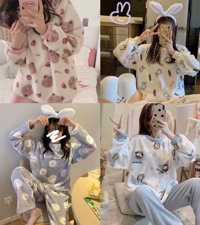 수엠W 부드럽고 포근한 상하세트 수면잠옷모음 12종