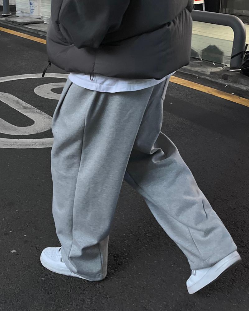 (누적판매300장)deep side tuck sweat pants - 딥 사이드 턱 스웻 팬츠(2C)
