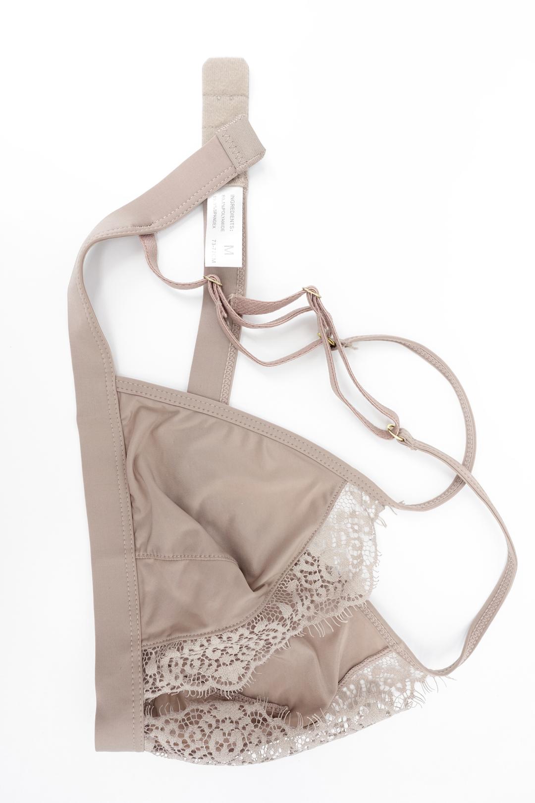 silky lace band bralette