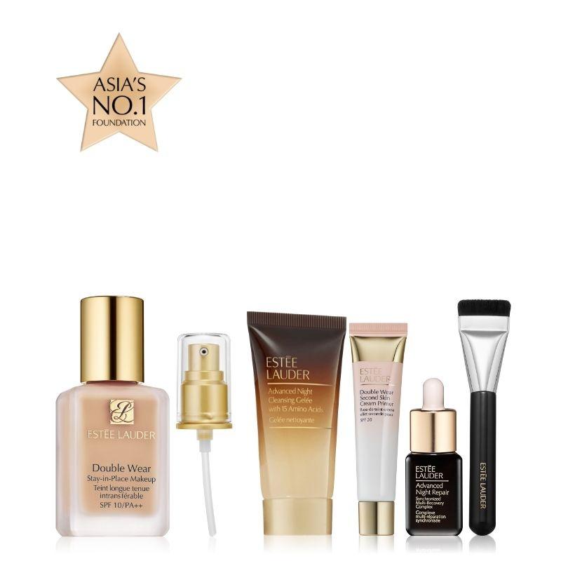 [1월]더블웨어 파운데이션 세트(+브러쉬&디럭스 3종 증정)