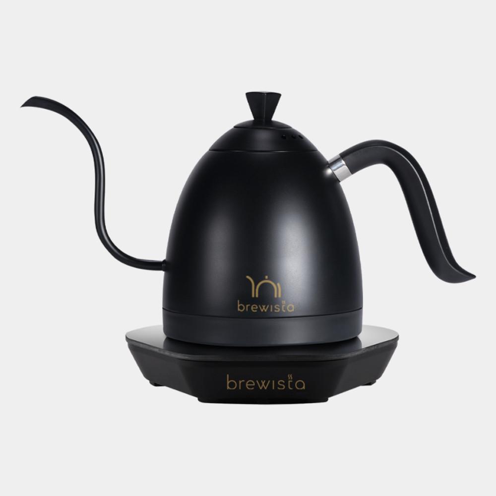 브뤼스타 전기 드립포트 핸드드립 커피 주전자 올블랙 color