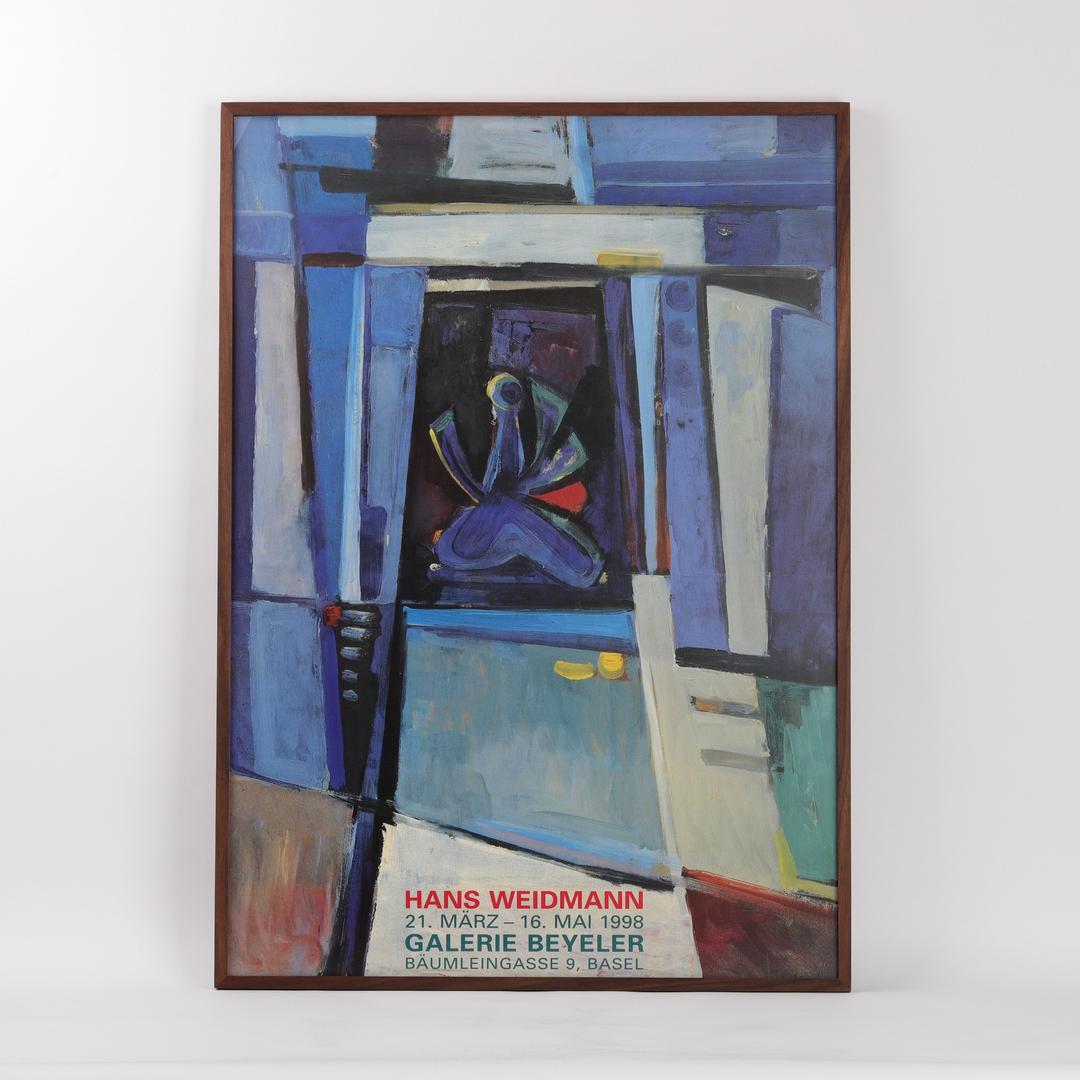 [한스 바이드 만] Hans Weidmann — Blauer Tempel, 1967(액자포함)
