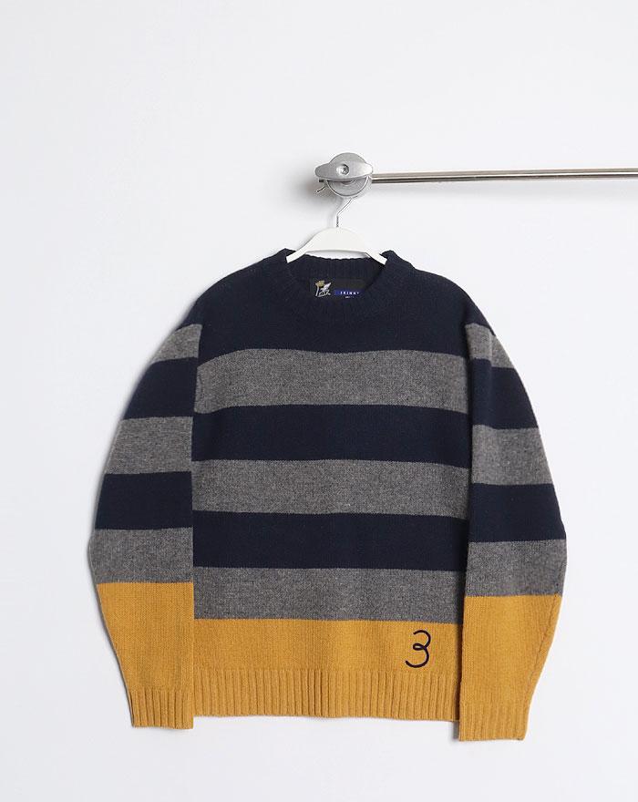 FAT SKINNY Border Knit