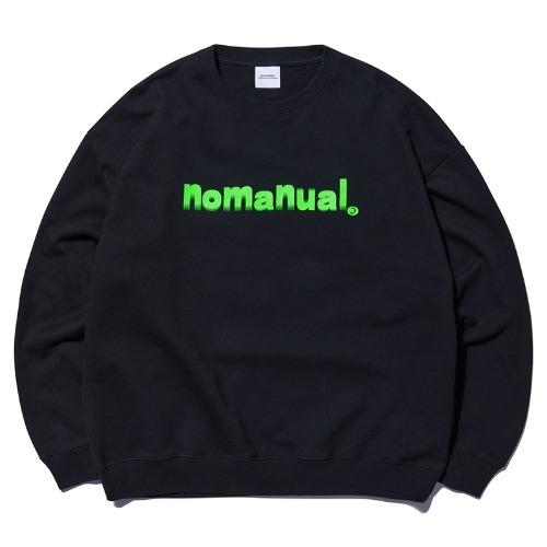 BOUNCY LOGO SWEATSHIRT - BLACK