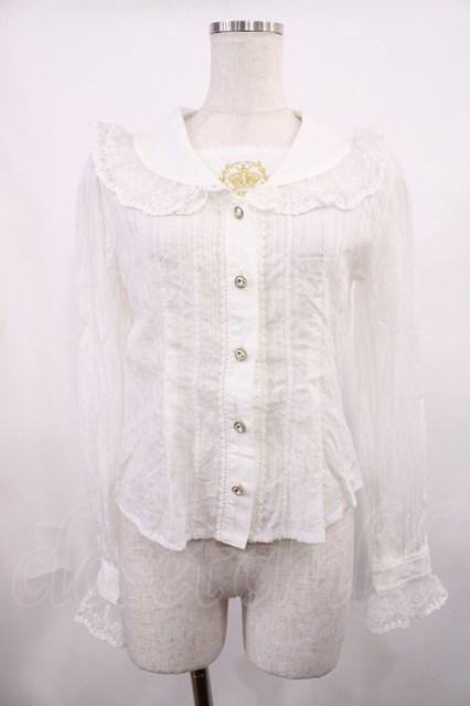 BABY,THE STARS SHINE BRIGHT / クラウン刺繍のセーラースクールブラウス Free オフ H-25-11-17-1023-BA-BL-NS-ZH