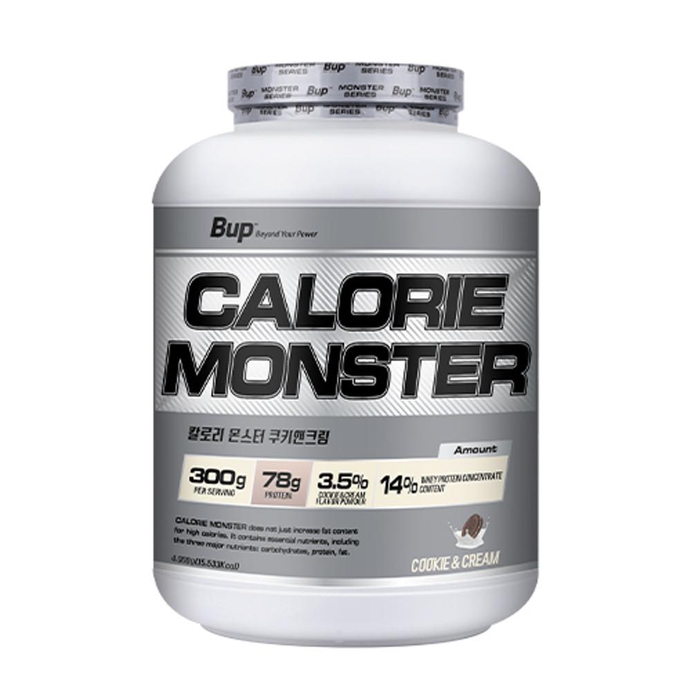칼로리몬스터 쿠키앤크림맛 4kg 체중증가 살찌는 헬스 단백질 보충제 게이너