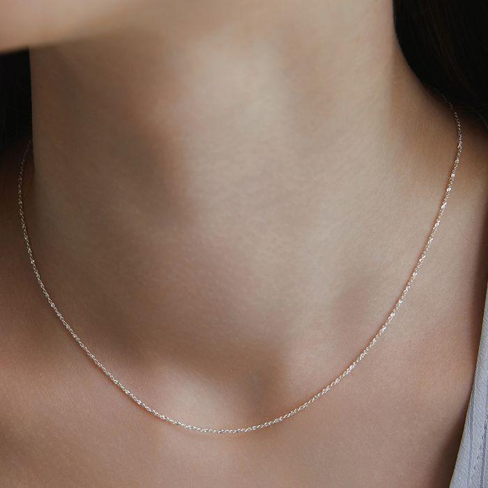 (SILVER925) Shine Tinsel Necklace NZ2017