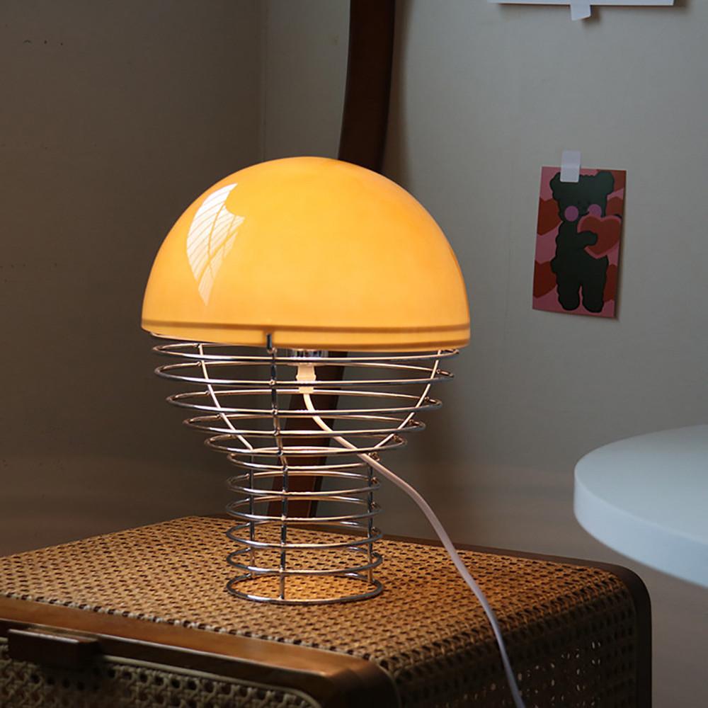 베르판 와이어 테이블 램프 미드센츄리 버섯 조명 이케아 무드등 [프랭크 램프]