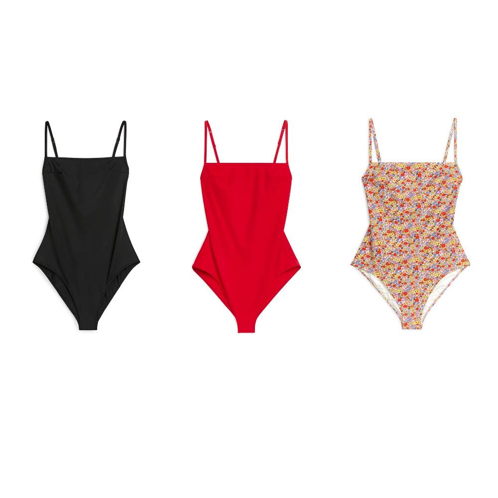 ARKET  아르켓 스퀘어 네크 스윔수트 수영복