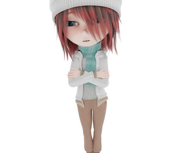 ArtStation - Snow Girl Character | Resources