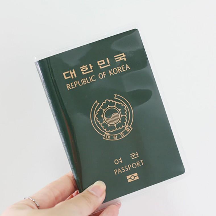 여권커버 투명커버 여권케이스 PVC재질 여권 커버 케이스 1P 여권비닐 여권지갑 여권소품
