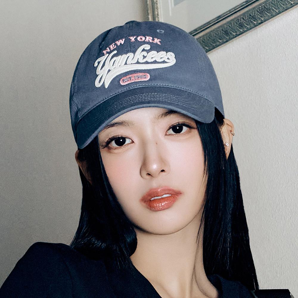 [노정의 착용][MLB] 레터링 언스트럭쳐 볼캡 (7 COLOR)