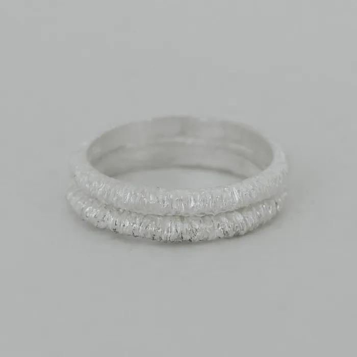 White double Ring_Silver 925