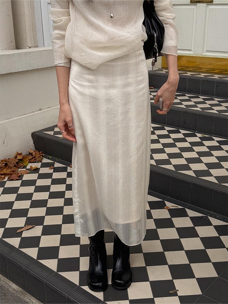 크렘므 [CRÈME ARCHIVE] [하객룩] 칸나 레이어드 스커트