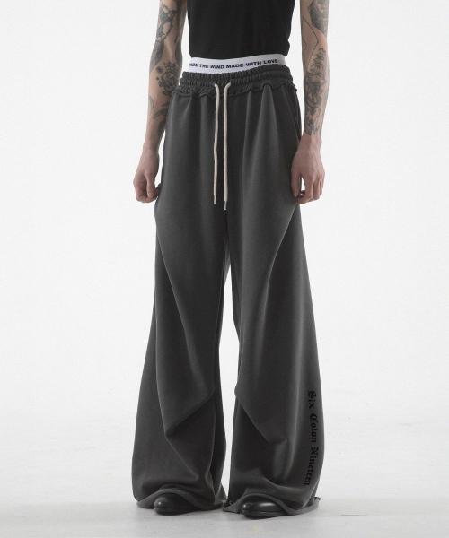 SIX COLON NINETEEN GEOMETRY PANTS - PIGMENT BLACK