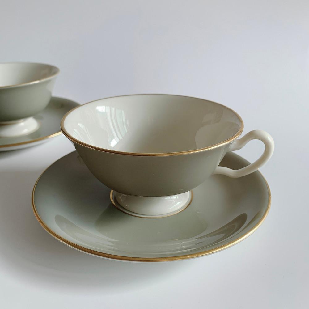 빈티지 레녹스 글렌데일 컵앤소서 / 미국 앤틱 빈티지 커피잔 찻잔 티잔 듀오