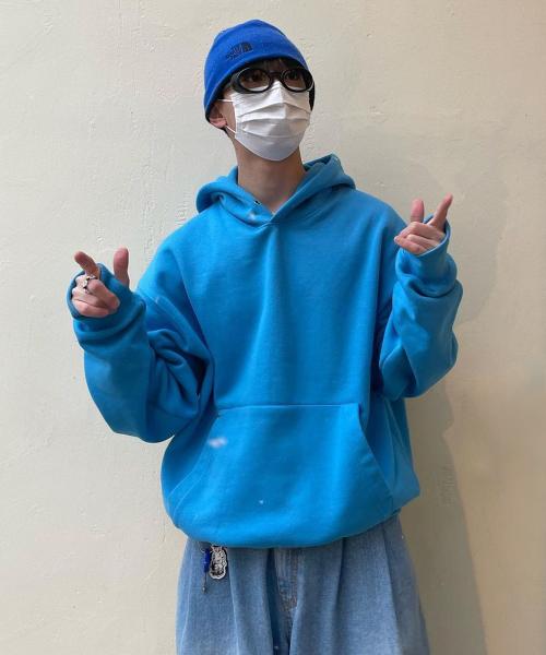해비 코튼 썸홀 후디 : 15color