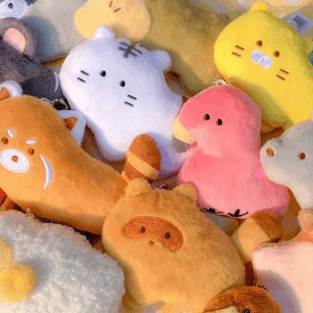 빅사이즈 육지동물 인형 키링