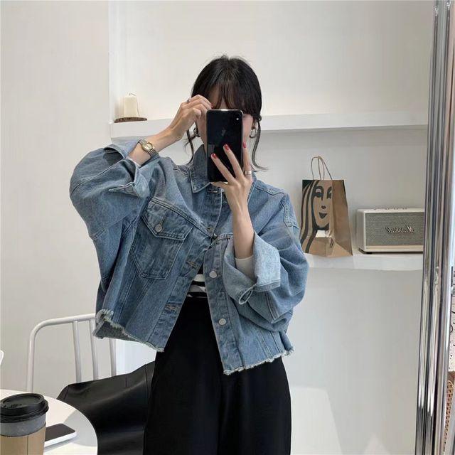 헨즈업 데님 청 자켓-jk