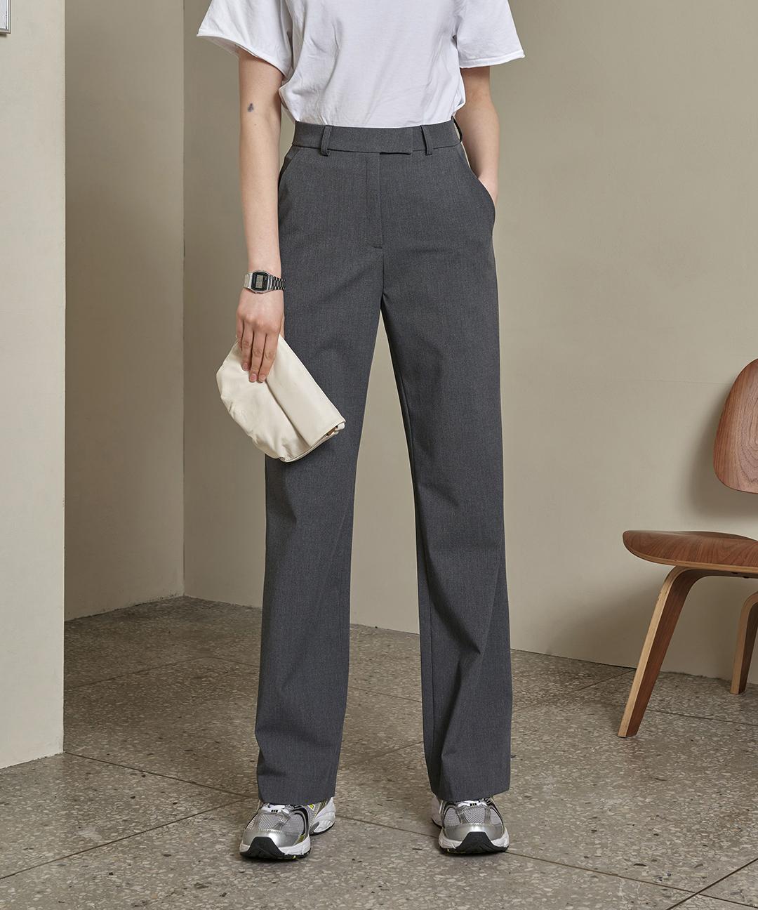 시야쥬 [직진배송]SIPT7023 Long wide slacks