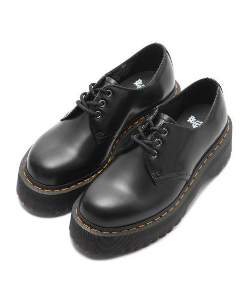 닥터마틴(DR.MARTENS)  1461 쿼드 블랙 폴리시드 스무스 / 25567001 - 사이즈 & 후기 | 무신사