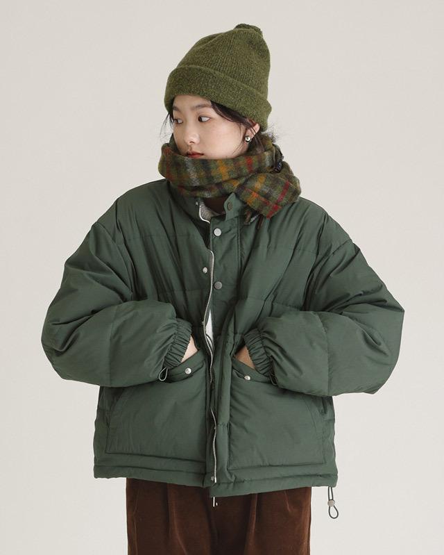 NICESTUDIO 다운 포켓 숏 패딩 자켓 (3컬러)