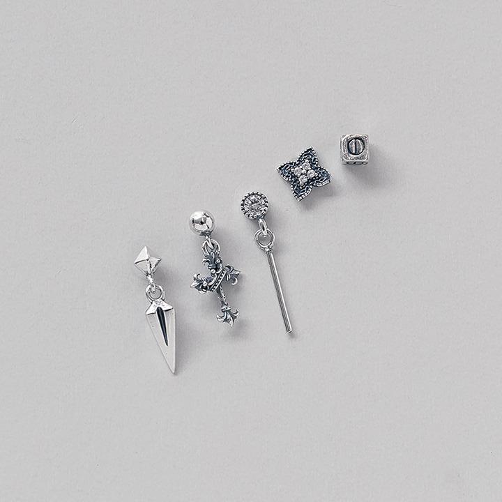 [925 silver] 메니드 피어싱