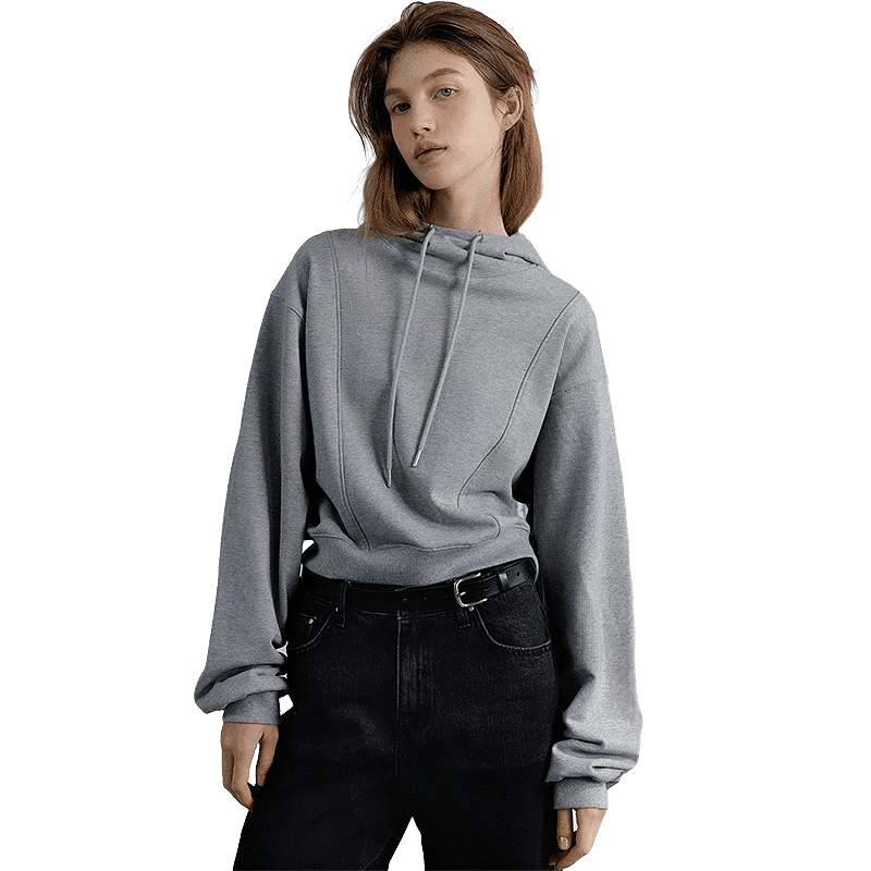 [RECSTUDIO] HIGH NECK HOODIE - MELANGE - RECSTUDIO | 리켓